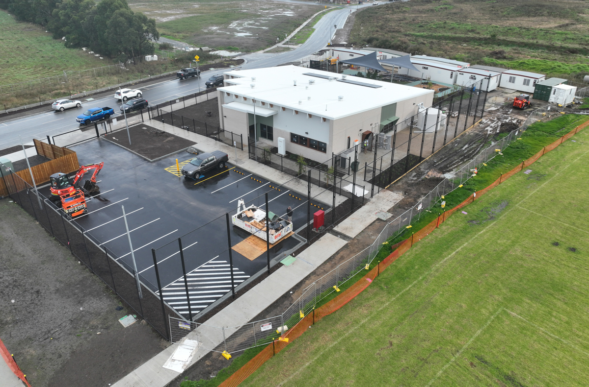 Topirum Primary School Kindergarten - kindergarten on a school site, site progress – May 2024