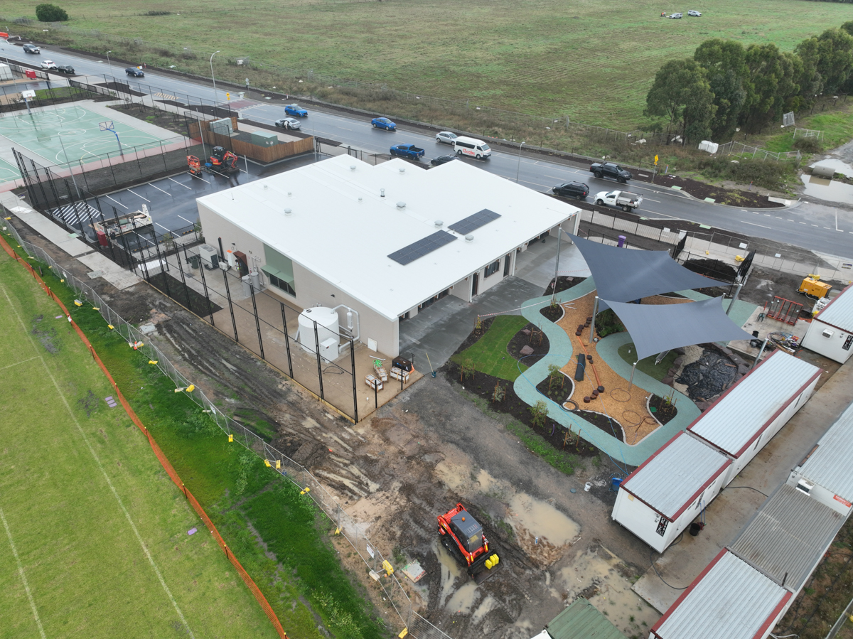 Topirum Primary School Kindergarten - kindergarten on a school site, site progress – May 2024