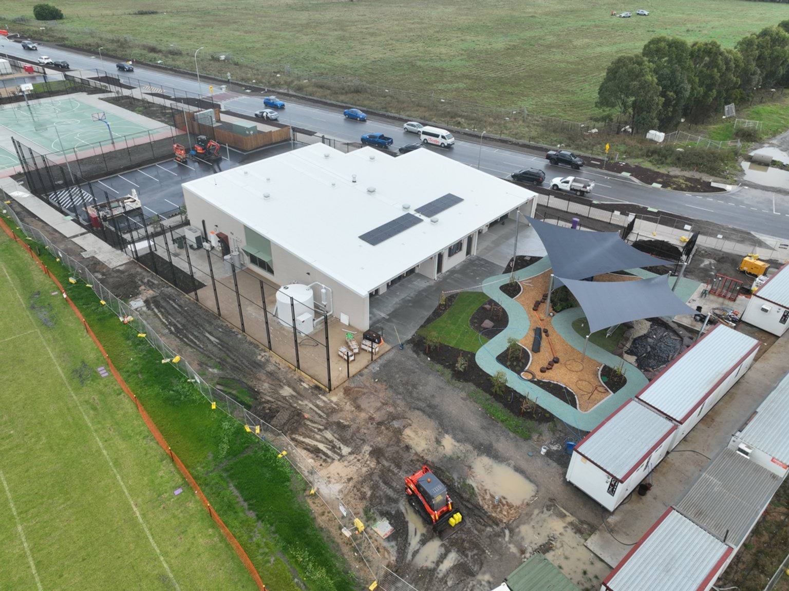 Topirum Primary School Kindergarten - kindergarten on a school site, site progress – May 2024