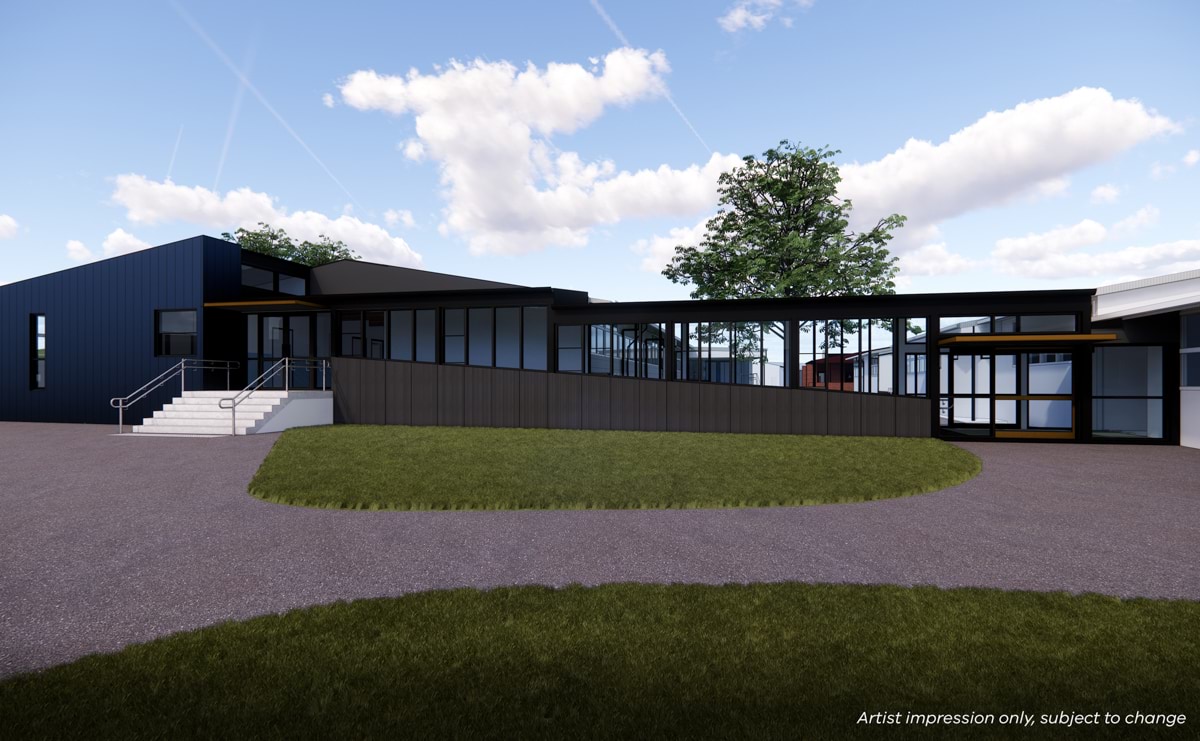 Wedderburn College – Upgrade and Modernisation, illustrated render