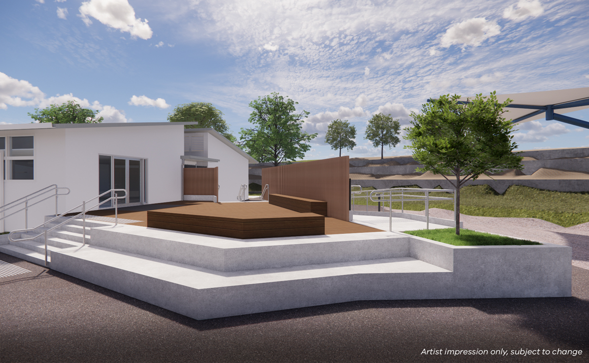 Wedderburn College – Upgrade and Modernisation, illustrated render