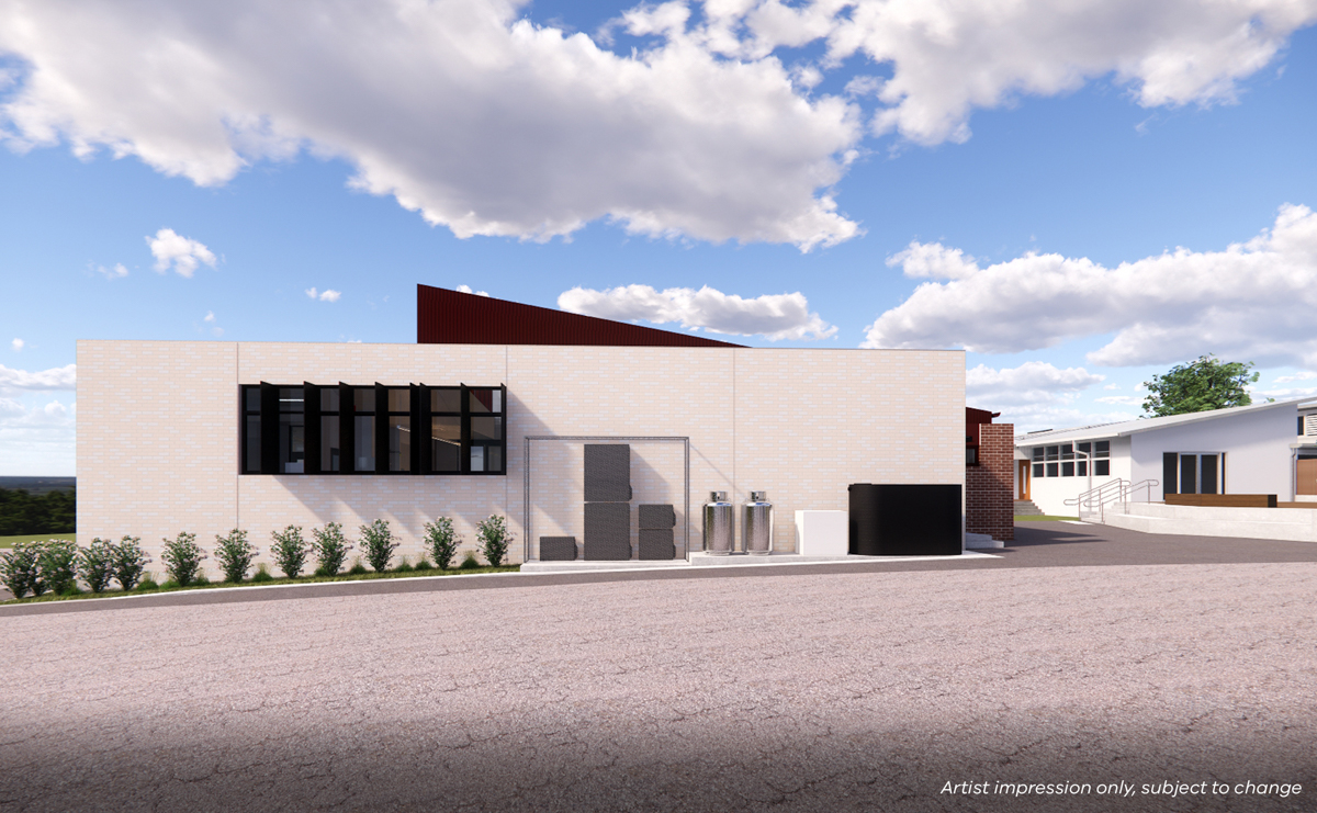 Wedderburn College – Upgrade and Modernisation, illustrated render