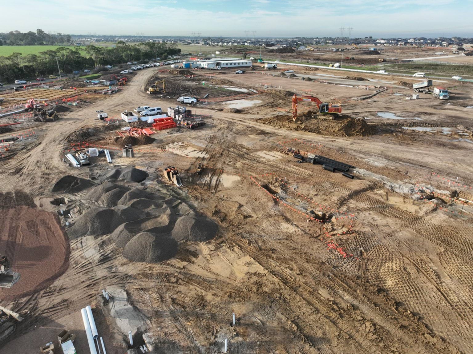 Clyde North Secondary School (interim name) – new school, site progress – May 2024