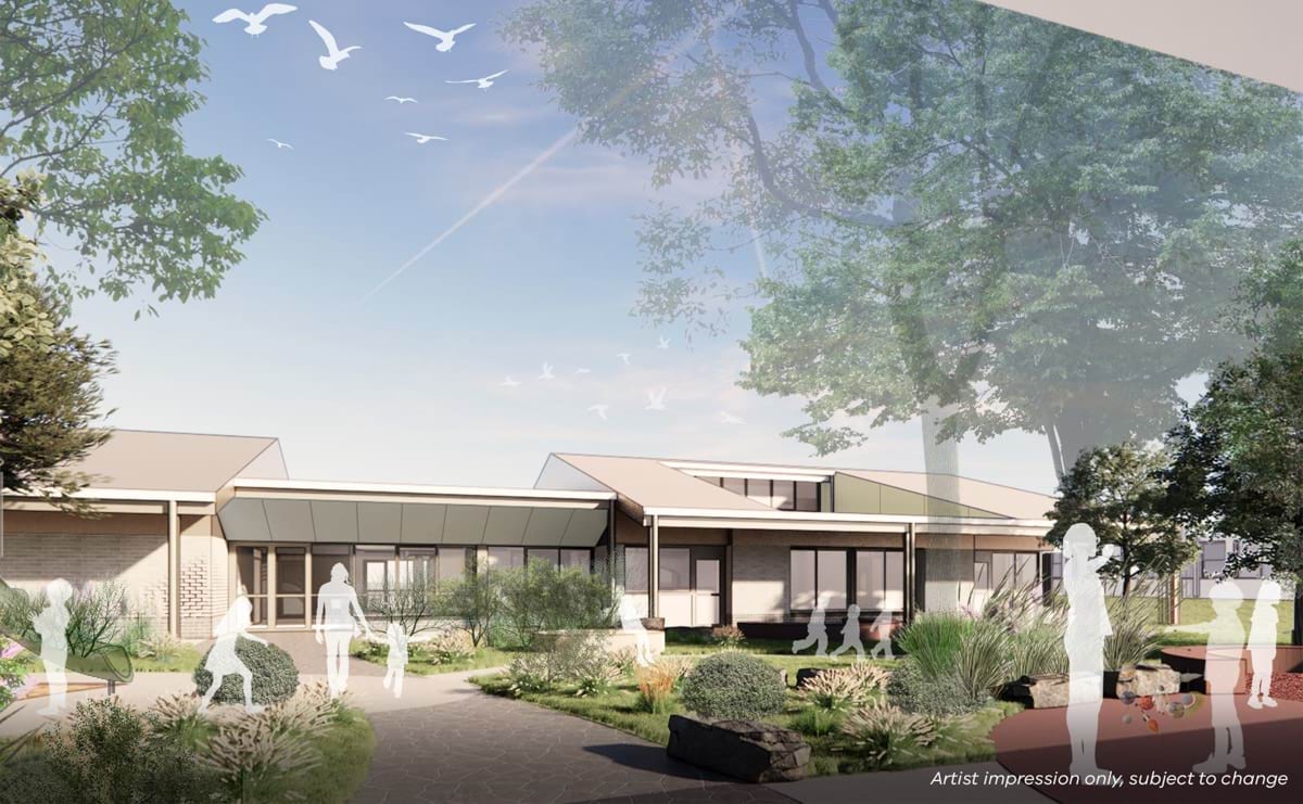 Pakenham North West Primary School (interim name) – illustrated render, Learning neighbourhood (classrooms)