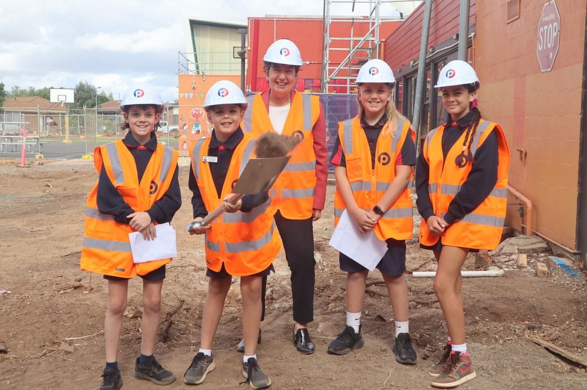 Darley Primary School – Upgrade and Modernisation, sod turn event