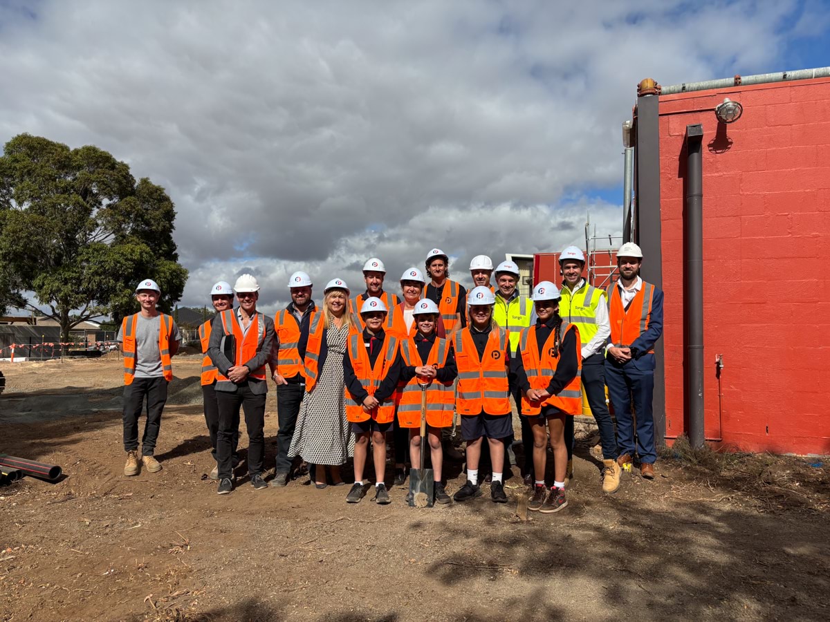 Darley Primary School – Upgrade and Modernisation, sod turn event