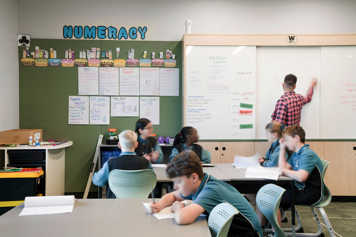 Binap Primary School – new school, completed school – classroom