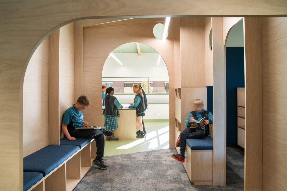 Binap Primary School – new school, completed school – breakout nook