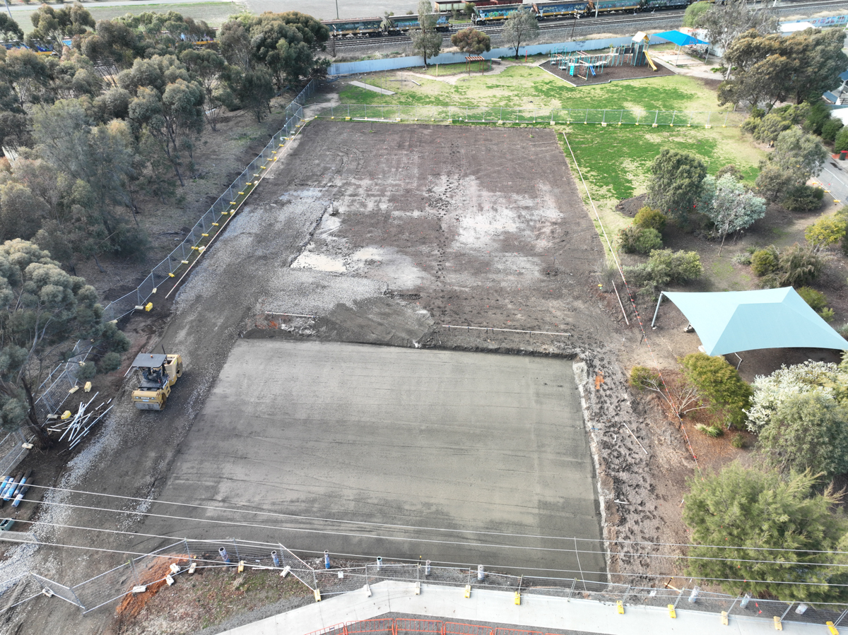 Murtoa College Early Learning and Childcare Centre (interim name) – construction photos, July 2024