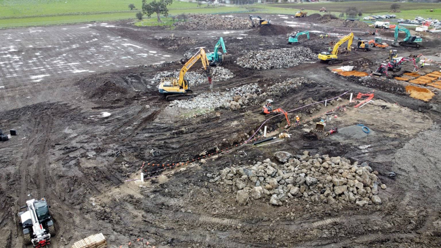 Wollert Central Primary School (interim name) – new school, site progress – July 2024