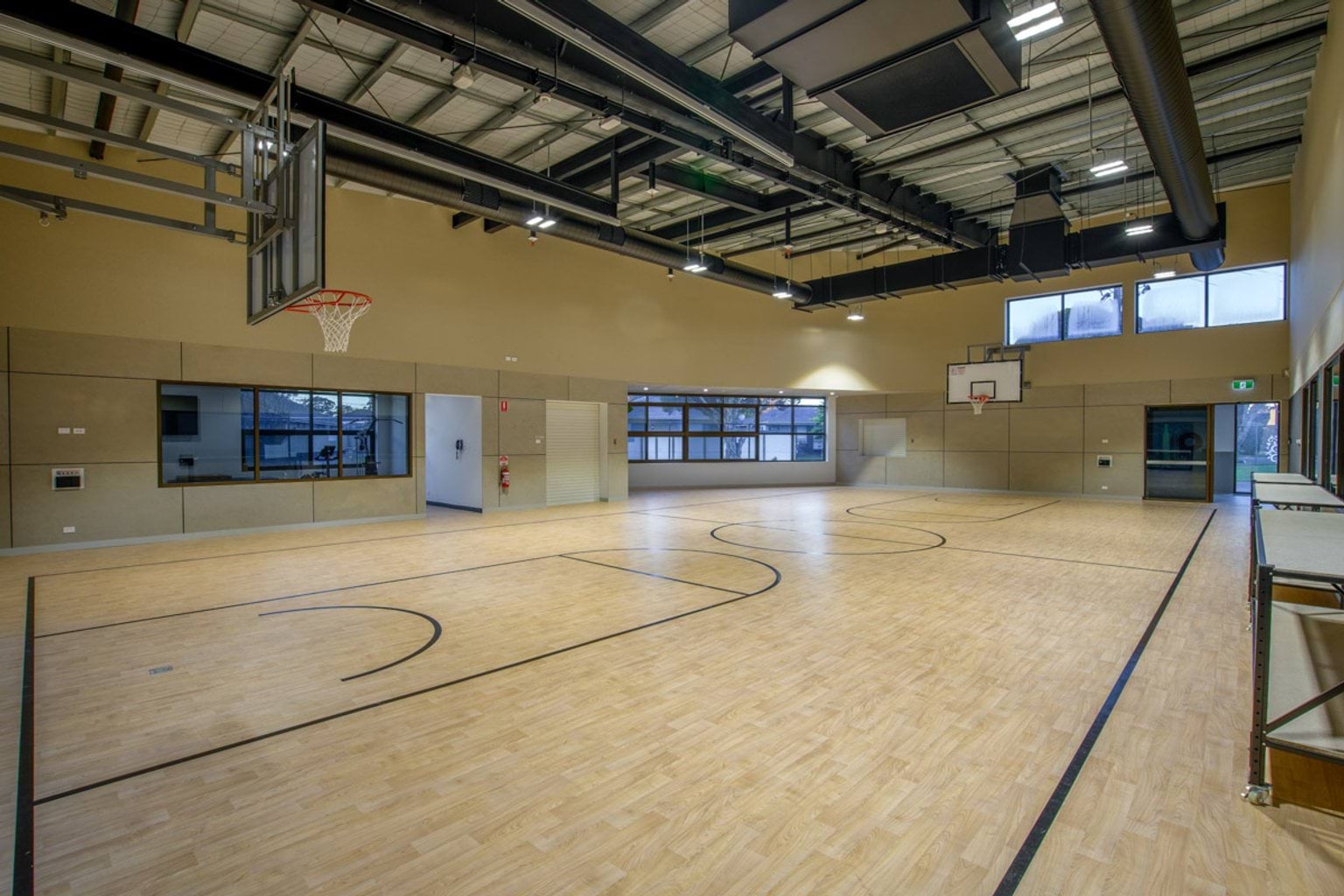 Photo of basketball court