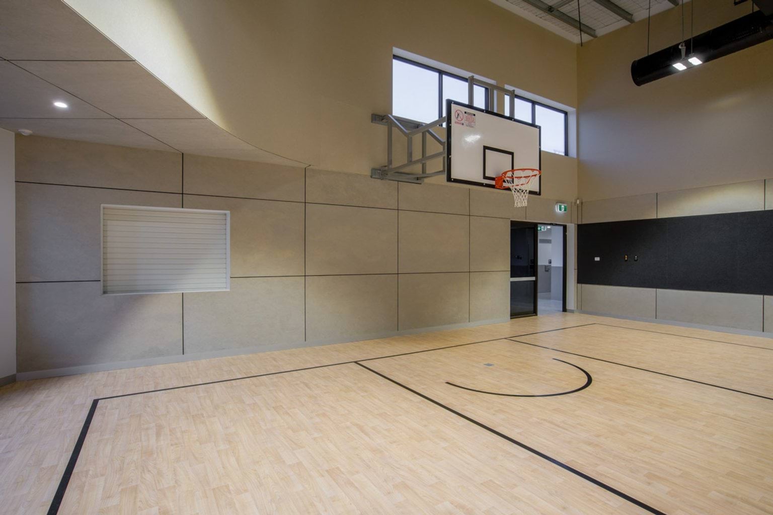 Photo of basketball court