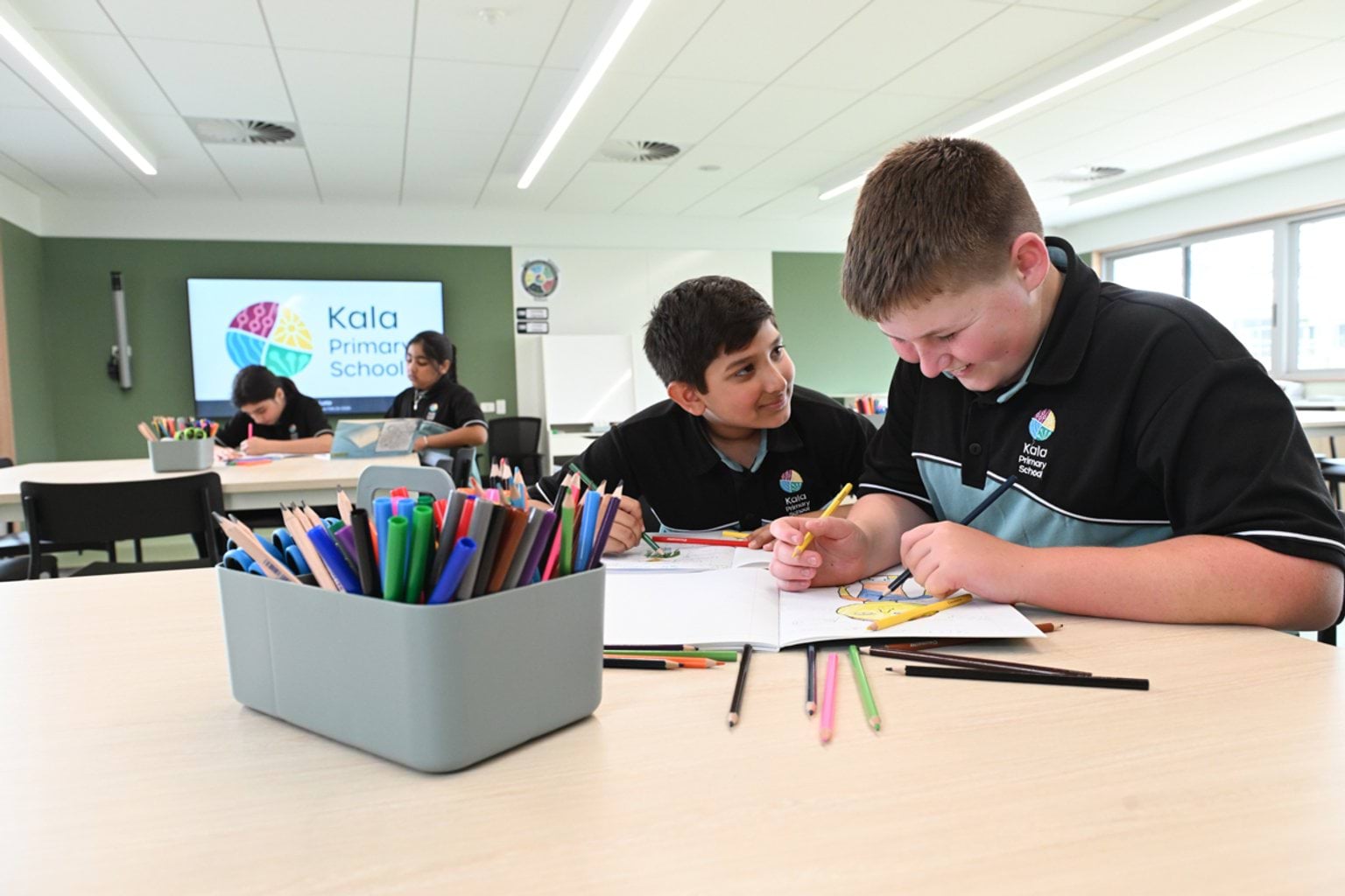 Working on a class activity