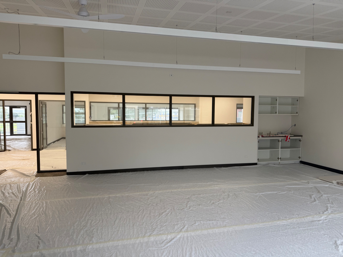 Classroom under construction
